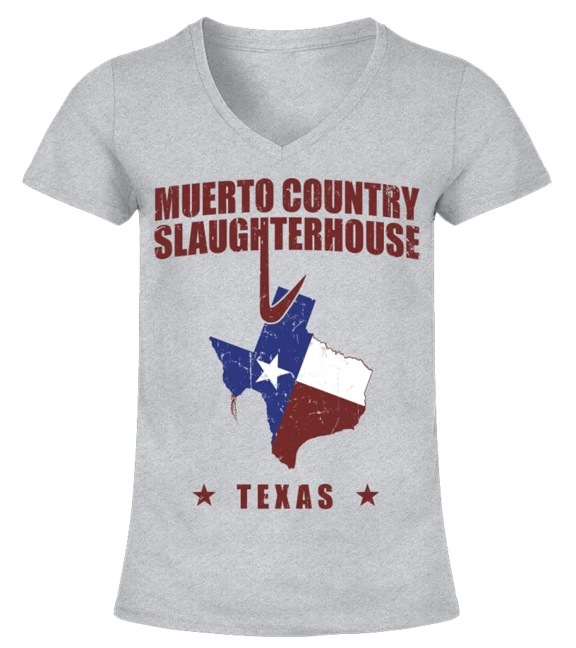 038. The Texas Chainsaw Massacre GR Camiseta cuello pico Mujer