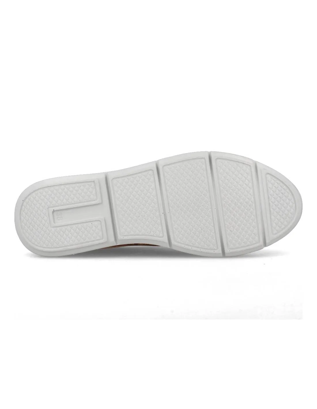 30´S  ZAPATILLAS DE PIEL CALADO NUDE FLORAL
