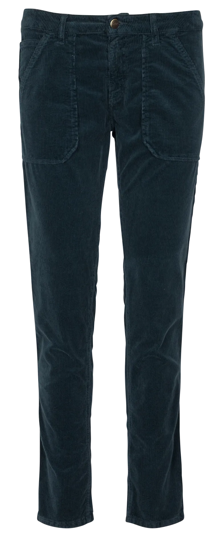 ACQUAVERDE PIERCE  PANTALóN SLIM DE PANA EN AZUL