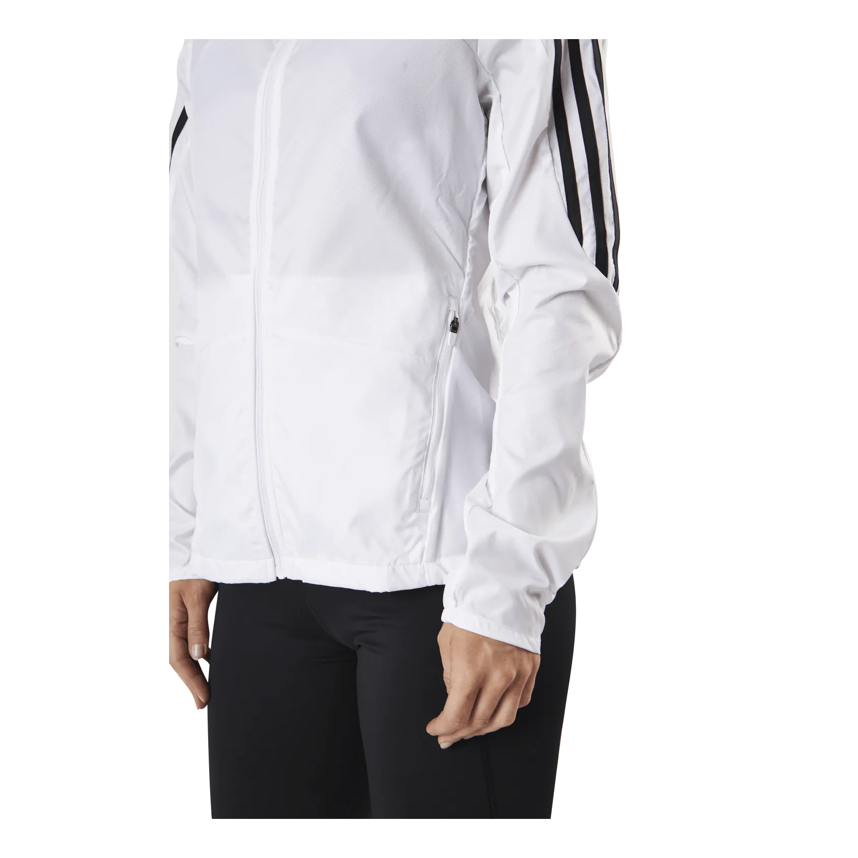 Adidas Adidas Marathon Jacket 3 Stripe Women White