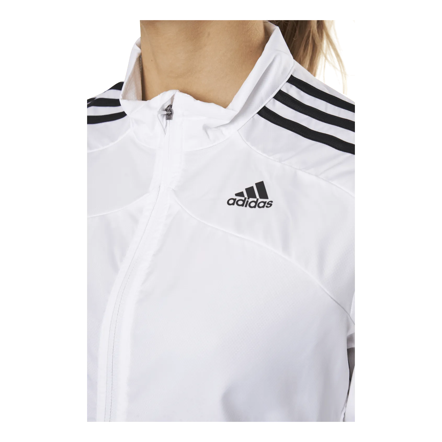 Adidas Adidas Marathon Jacket 3 Stripe Women White