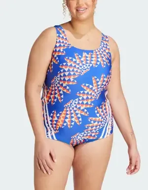 Adidas Bañador FARM Rio CLX 3 bandas (Tallas grandes)