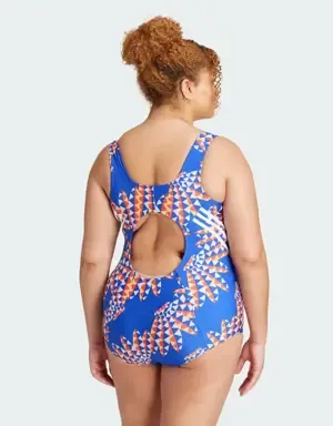 Adidas Bañador FARM Rio CLX 3 bandas (Tallas grandes)