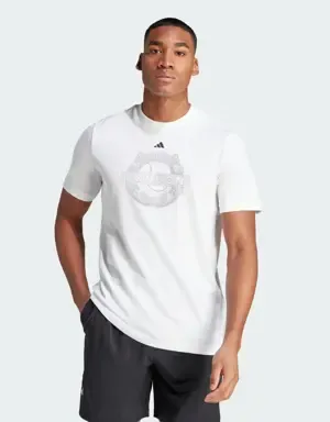 Adidas Camiseta AEROREADY Tennis Graphic