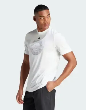 Adidas Camiseta AEROREADY Tennis Graphic