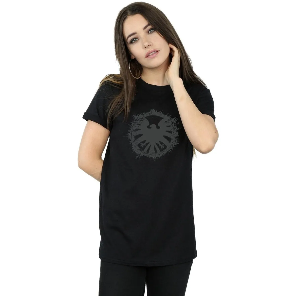 Agents Of SHIELD Brushed Logo