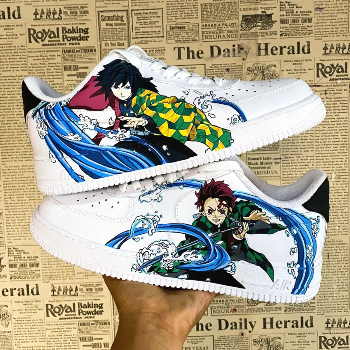 Air Force  1 x Tanjiro y Tomioka
