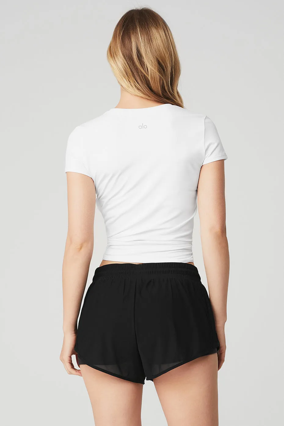 ALOSOFT FINESSE TEE  WHITE