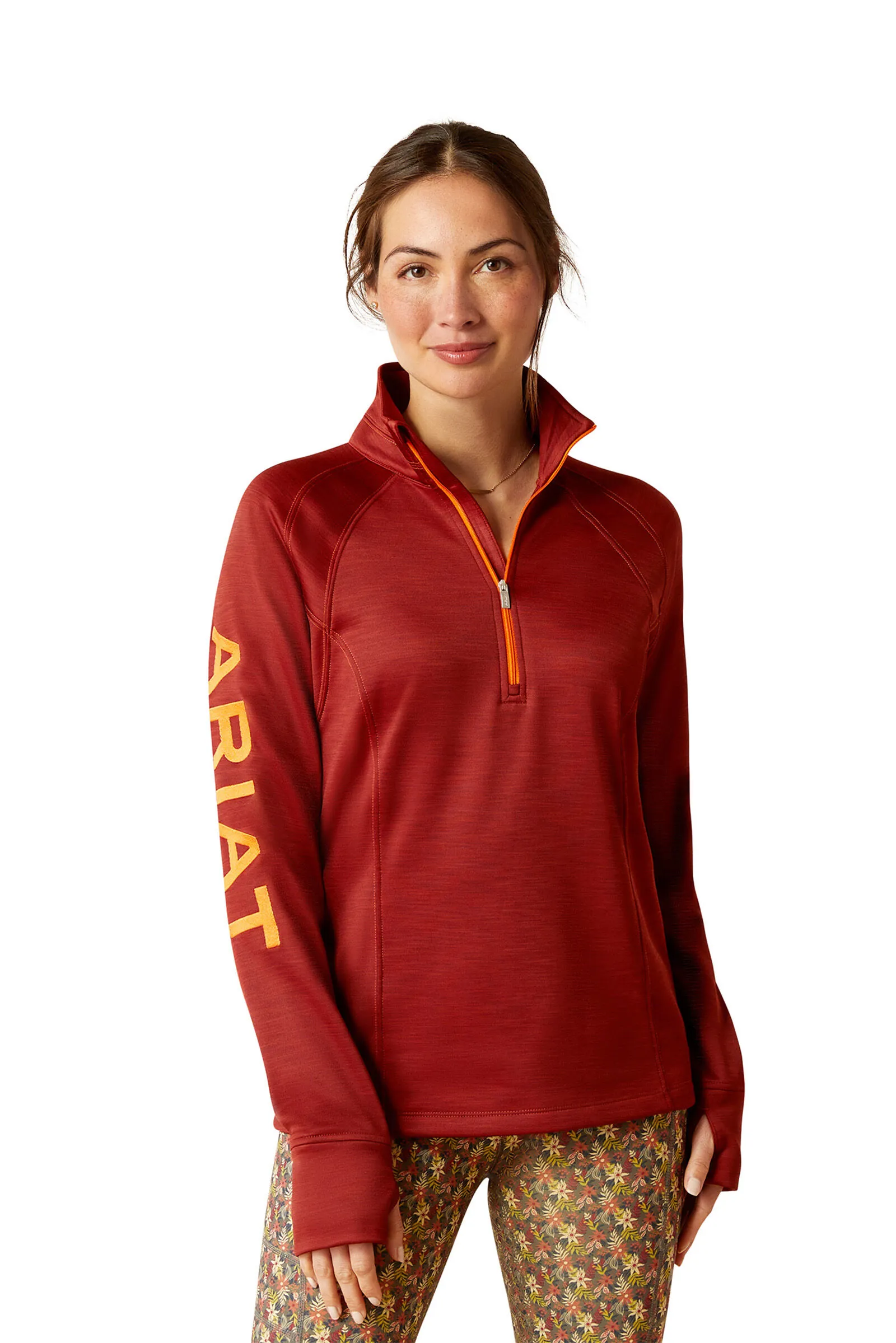 Ariat Suéter con 1/2 Cremallera para Mujer Tek Team