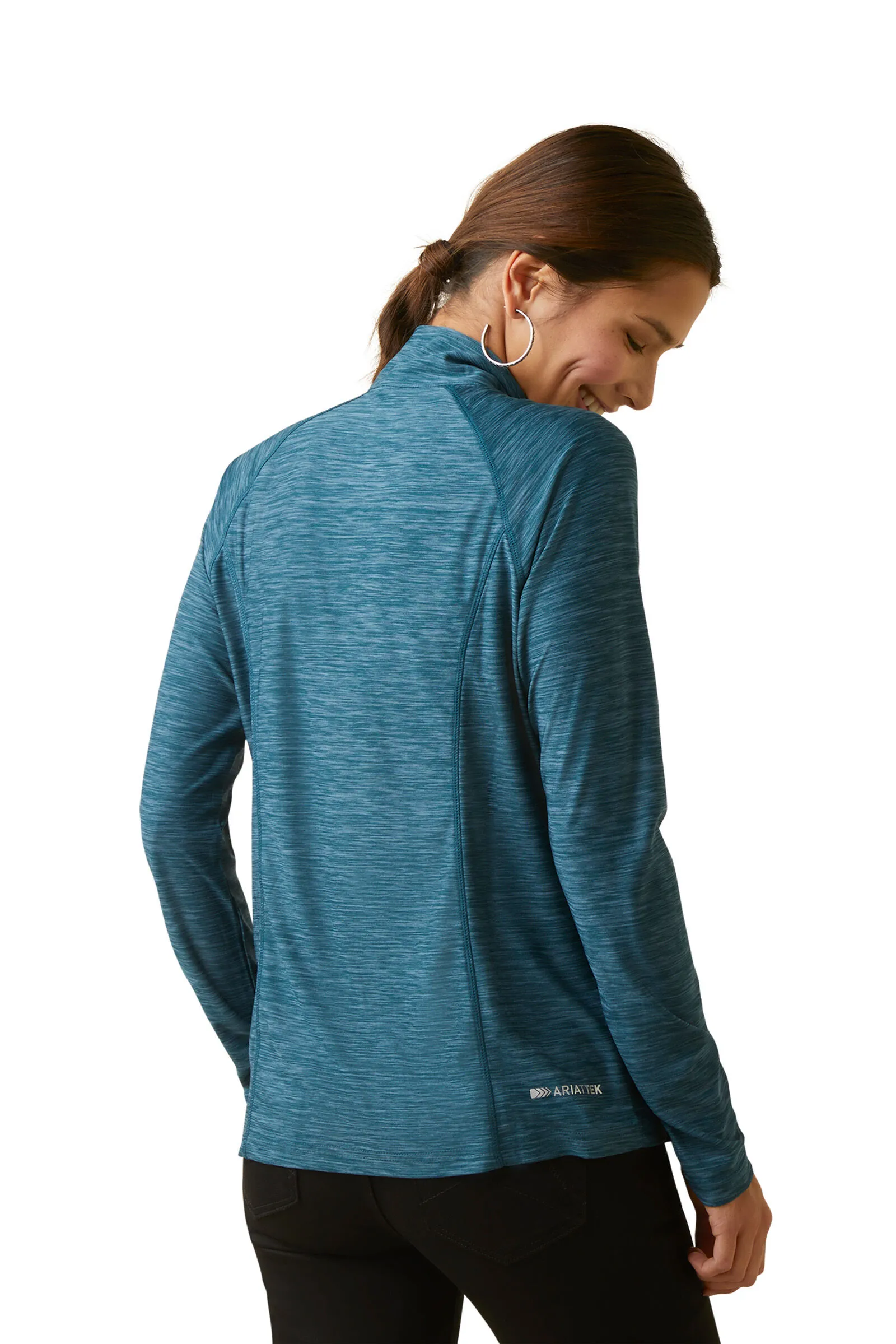 Ariat Suéter con 1/2 Cremallera para Mujer Tek Team