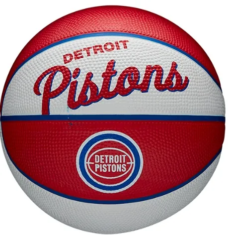 Balón Wilson NBA TEAM RETRO BASKETBALL MINI DET PISTONS