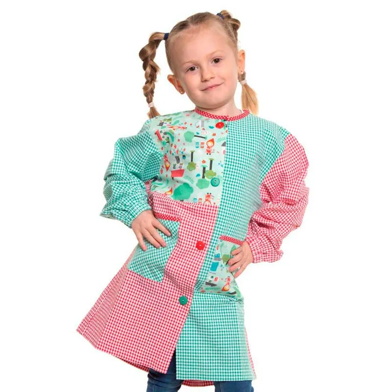 Bata escolar botones Caperucita