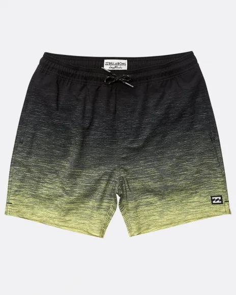 Bañador BILLABONG surfero niño Short elástico Boys’ TRIPPER STRETCH Ref. N2LB04 negro/amarillo