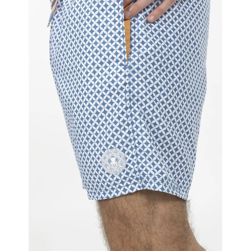 Bañador El Pulpo Estampado Geométrico Para Hombre