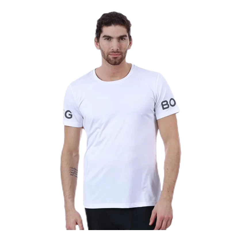 Björn Borg Tee Borg White