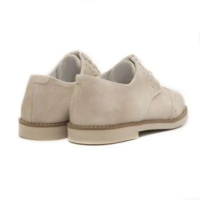 Blucher comunion serraje beige