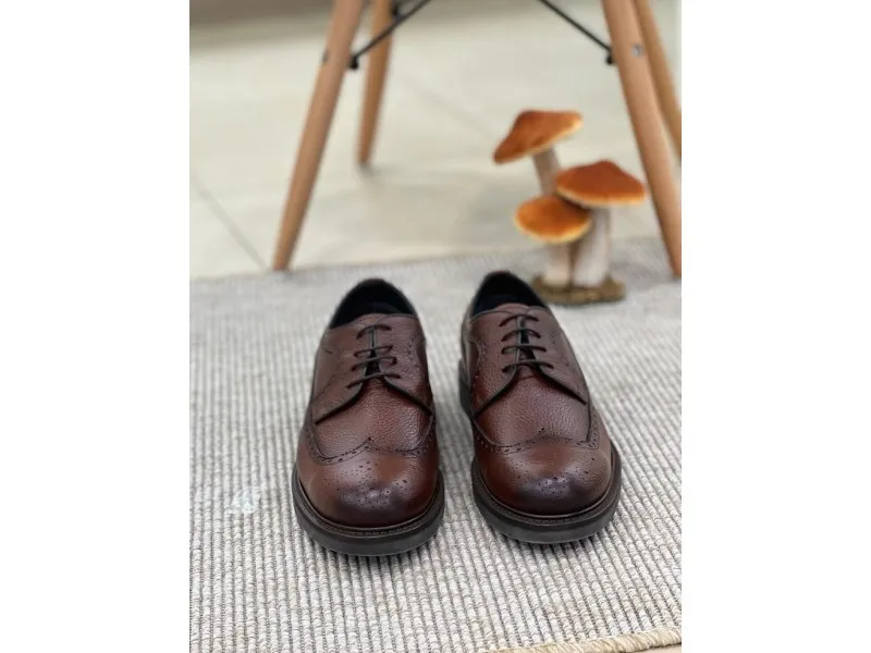 BLUCHER DE PIEL 3977 CALZADOS GAYOSO EN COLOR CASTAÑO