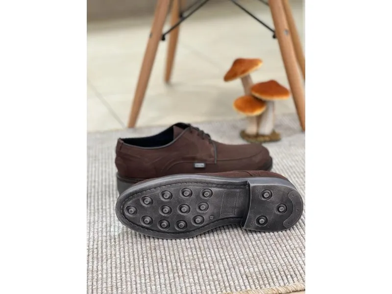 BLUCHER DE PIEL SERRAJE CON TEXALIVE 3943 CALZADOS GAYOSO EN COLOR MARRÓN