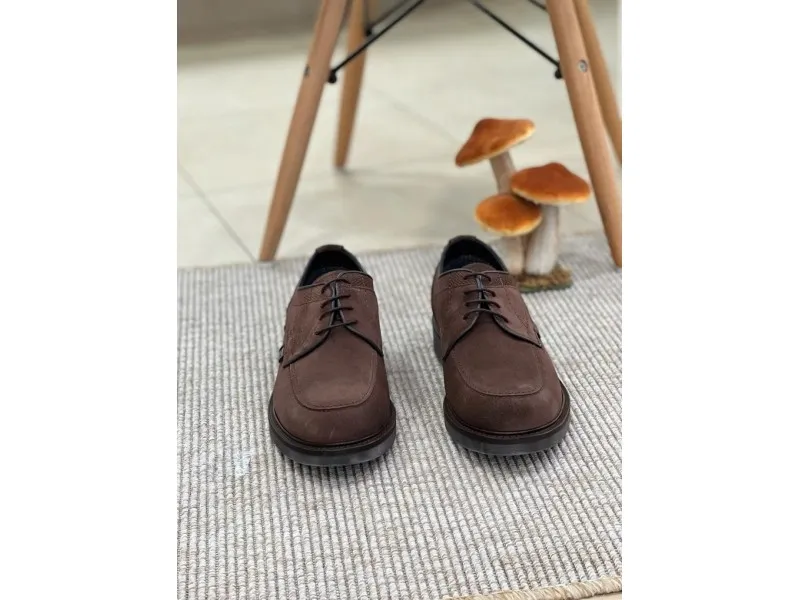 BLUCHER DE PIEL SERRAJE CON TEXALIVE 3943 CALZADOS GAYOSO EN COLOR MARRÓN
