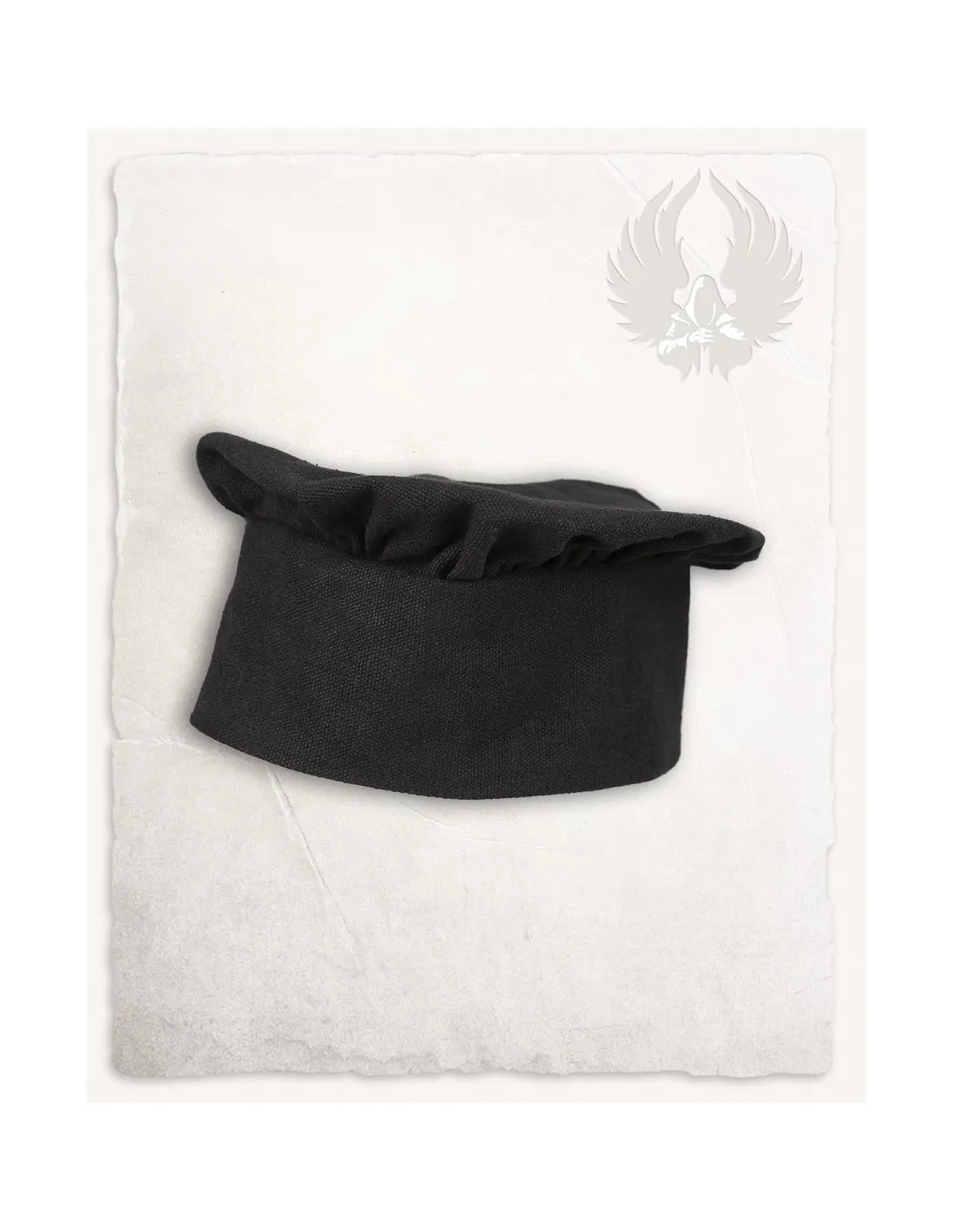 BOINA MEDIEVAL ITALIANA ARMIN  NEGRA