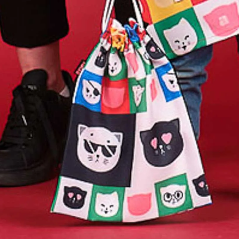 BOLSA ESCOLAR INFANTIL CARAS  LACLA