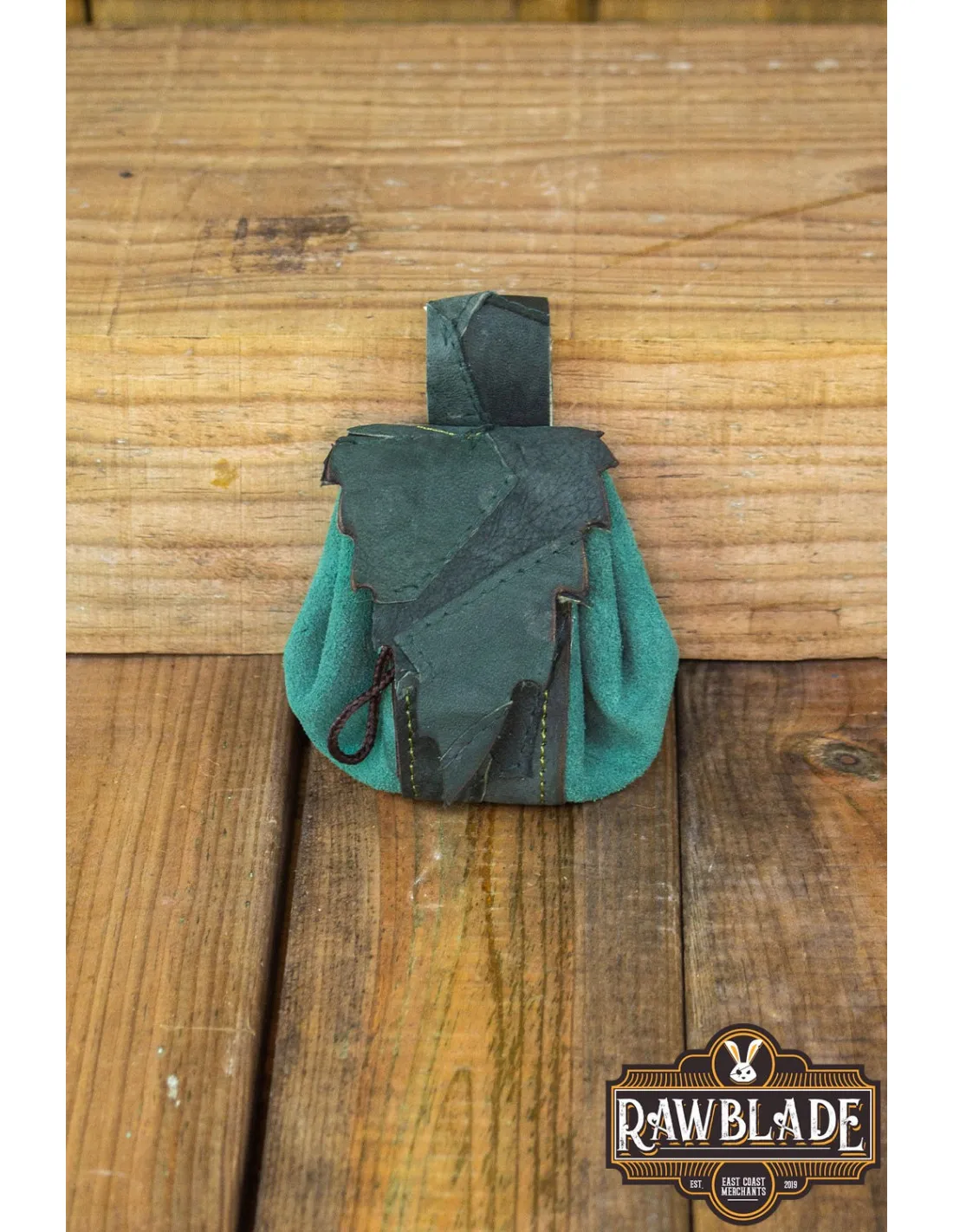 BOLSA MEDIEVAL LIMOSNERA MIRYME  VERDE