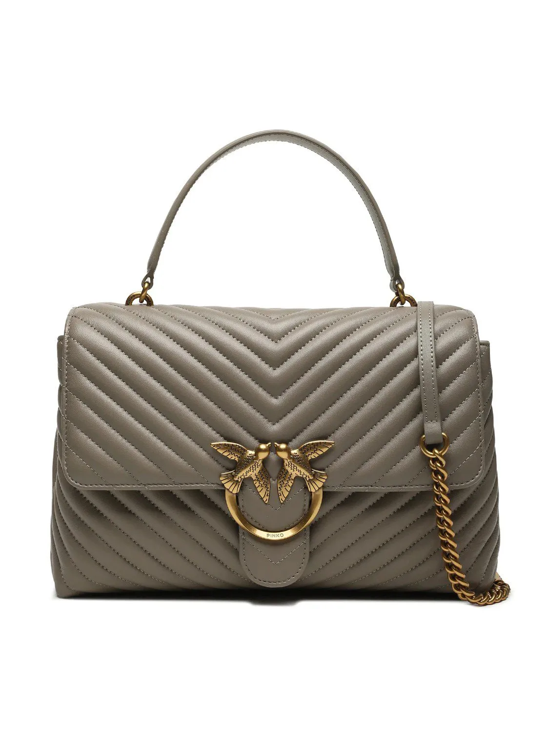 BOLSO ASA PESPUNTE GR.LOVE LADY PUFF PINKO