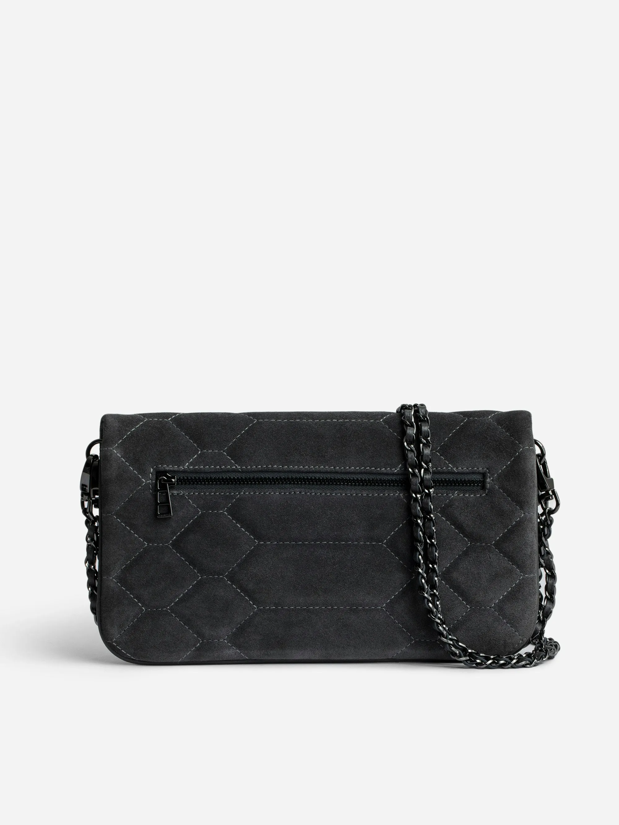 Bolso de mano Rock de ante acolchado