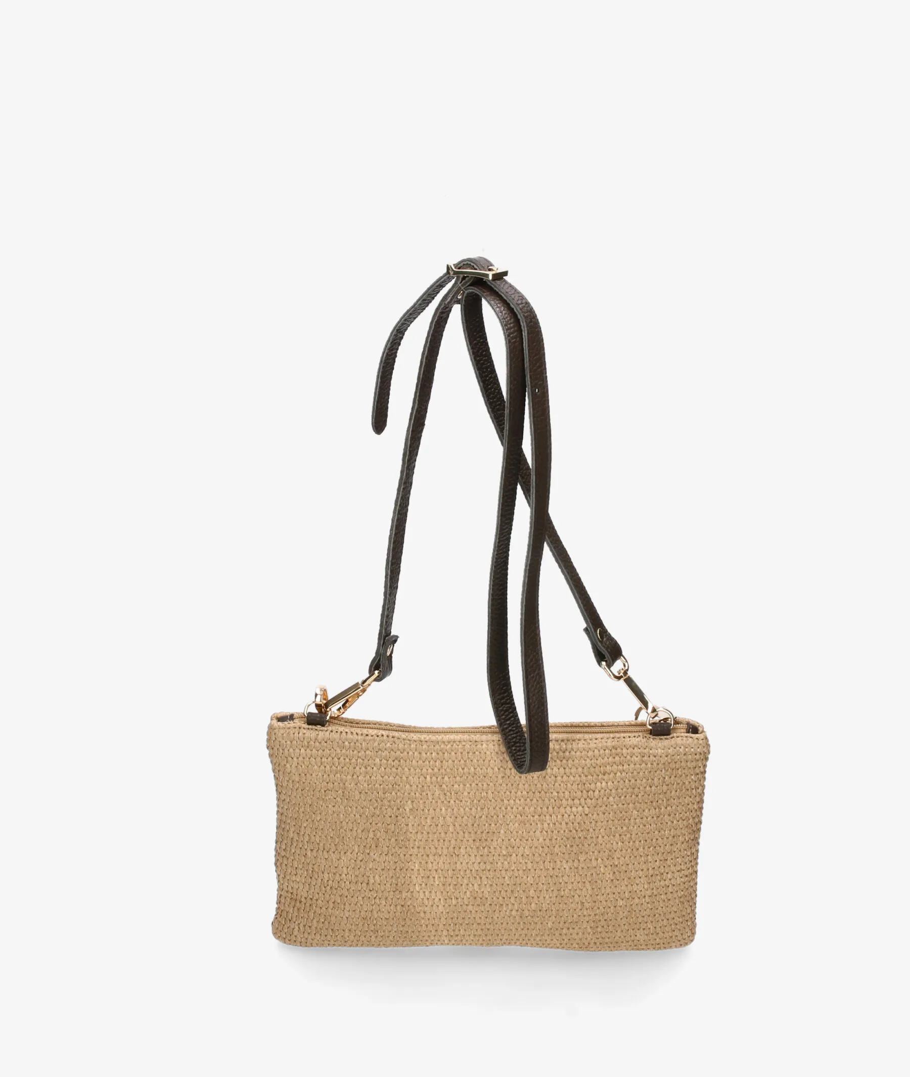 Bolso de rafia bloom&you MIST FOLDER en beige  Medidas 28 x 18 x 1 cmts
