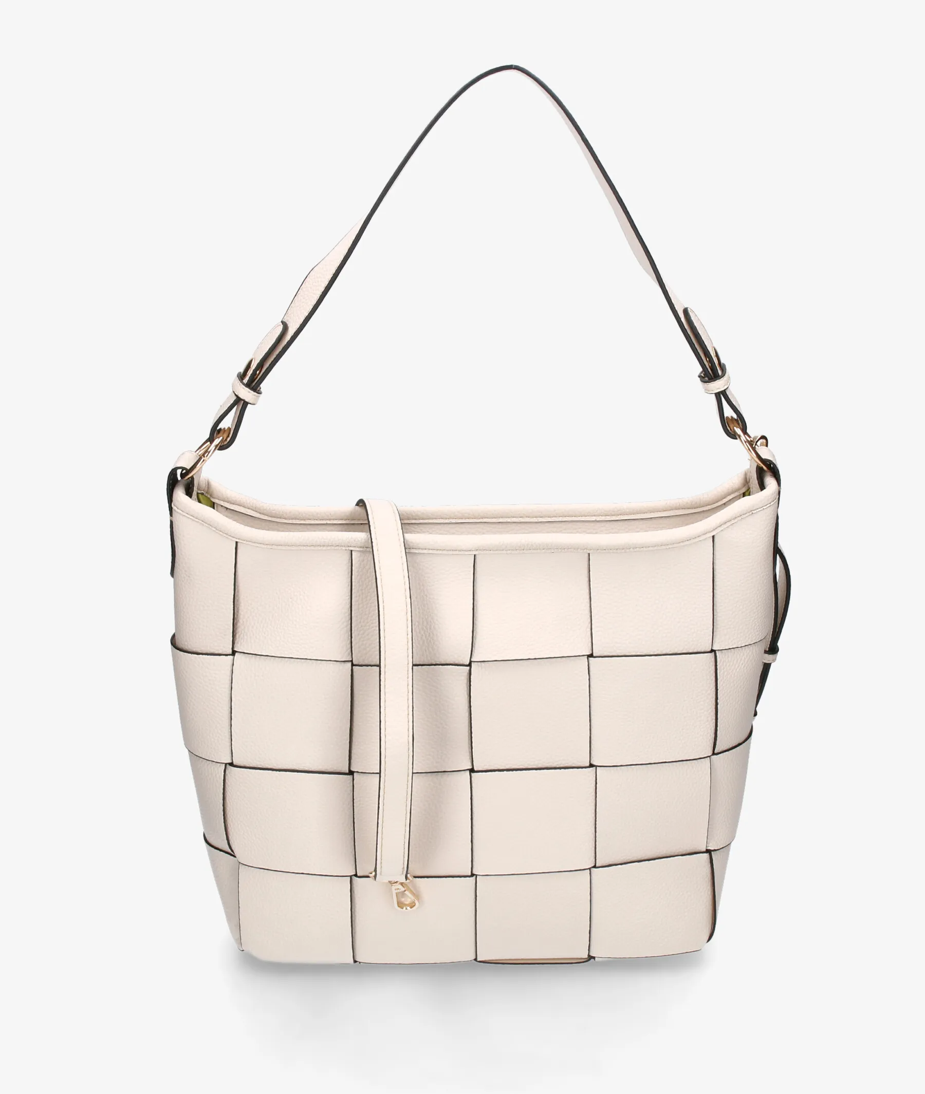 Bolso pabloochoa.shoes 20052 en hueso  Medidas 37 x 30 x 8 cmts