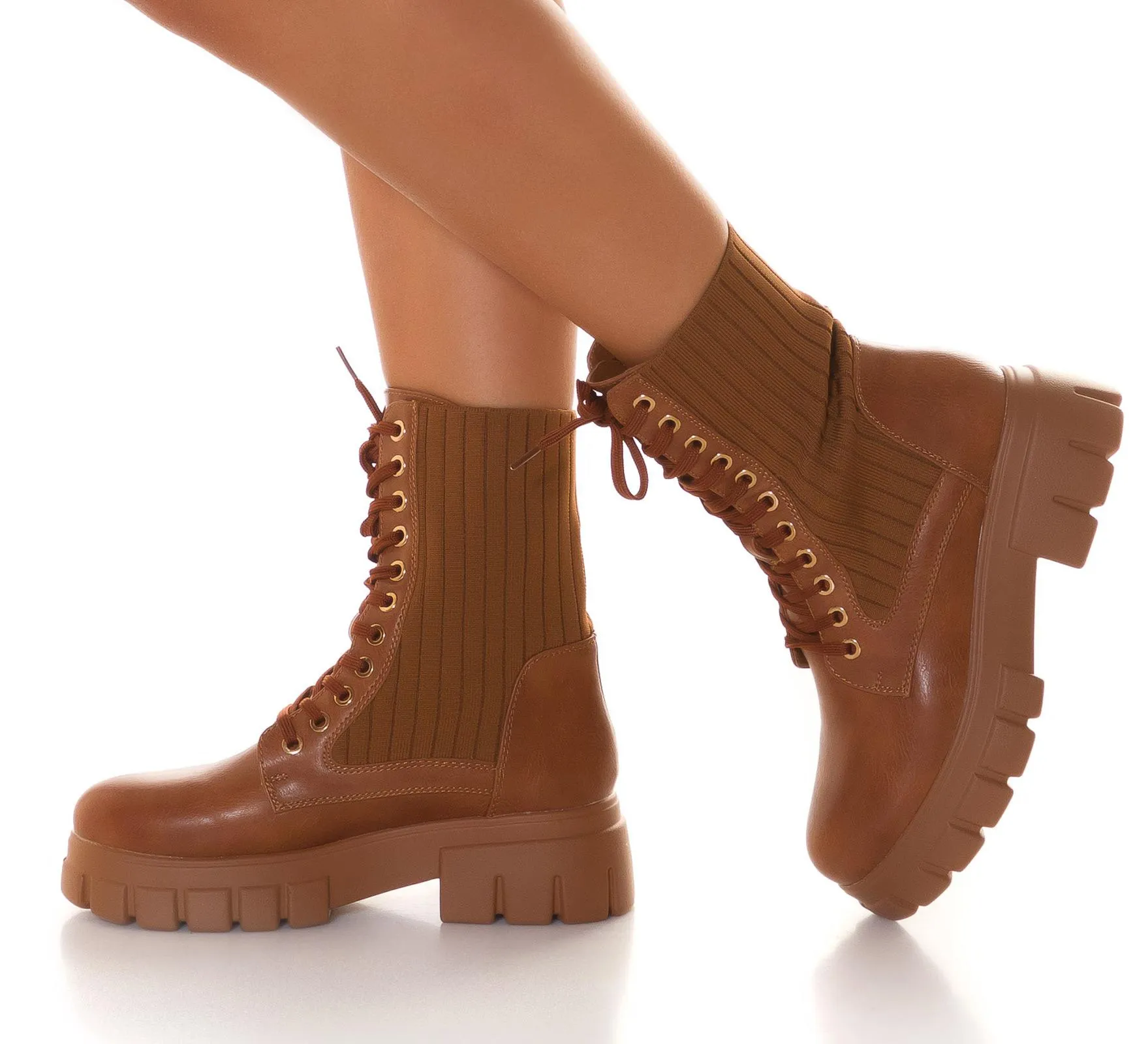 Botas comodidad y moda marrón