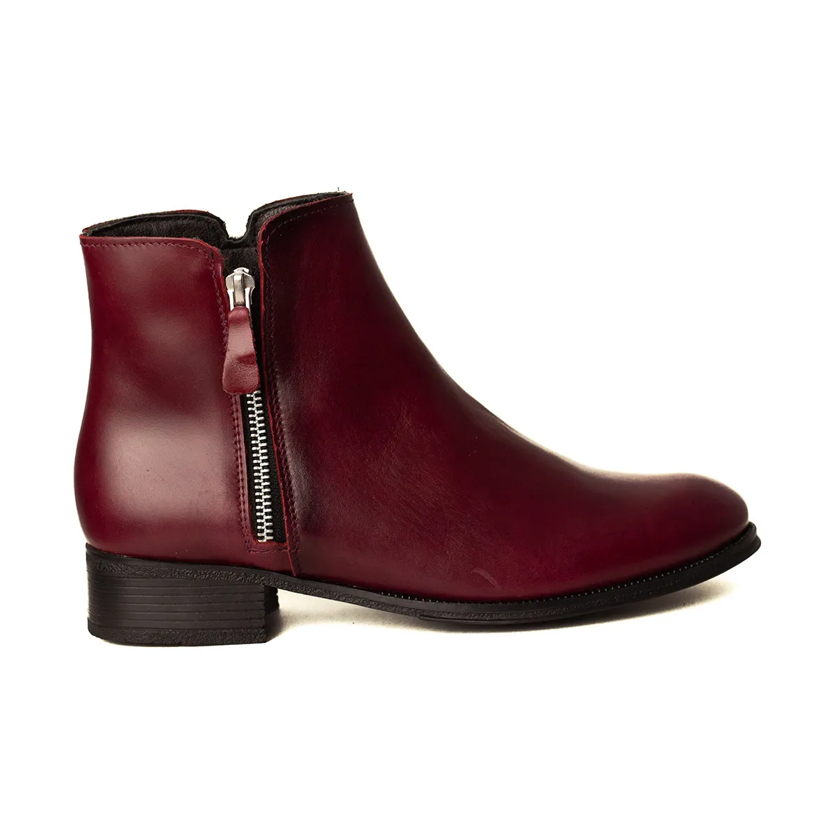 BOTIN BAJO CREMALLERA ANILLA