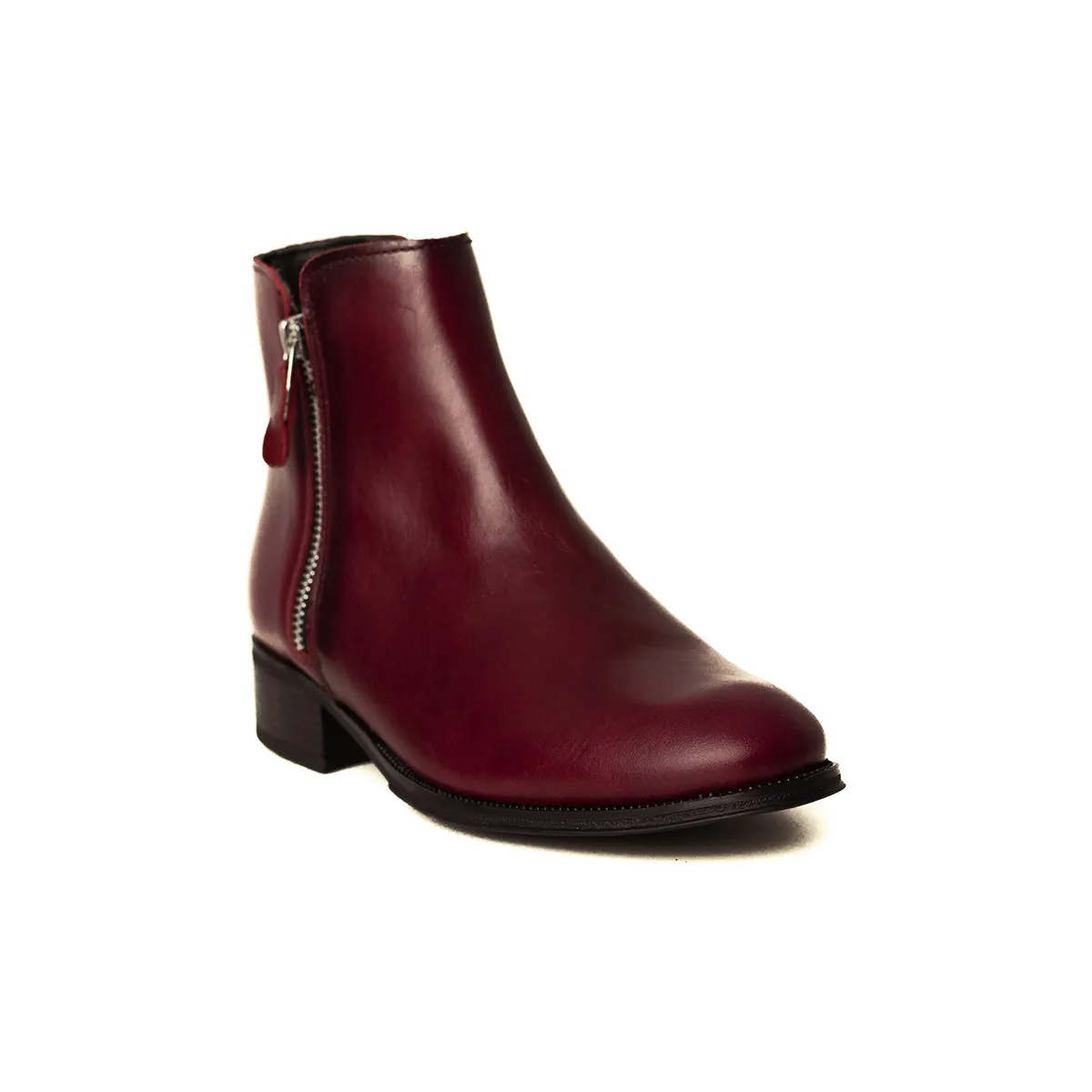 BOTIN BAJO CREMALLERA ANILLA