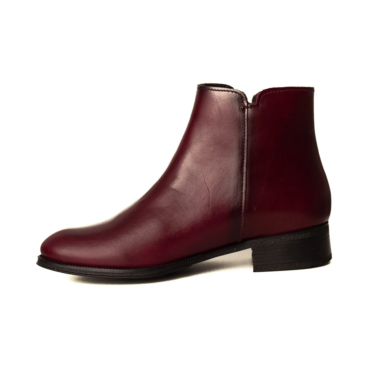 BOTIN BAJO CREMALLERA ANILLA