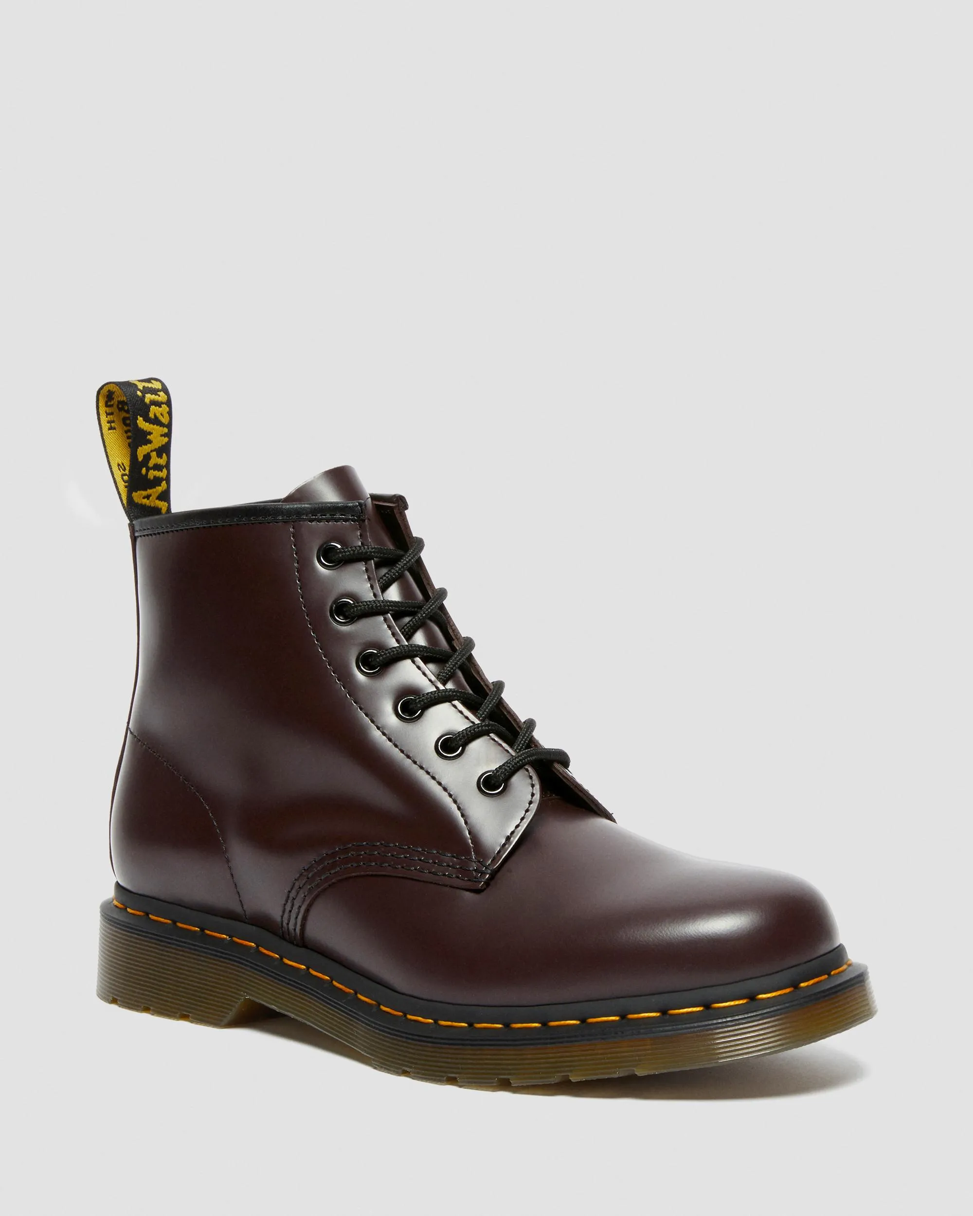 Botines 101 Yellow Stitch de piel Smooth