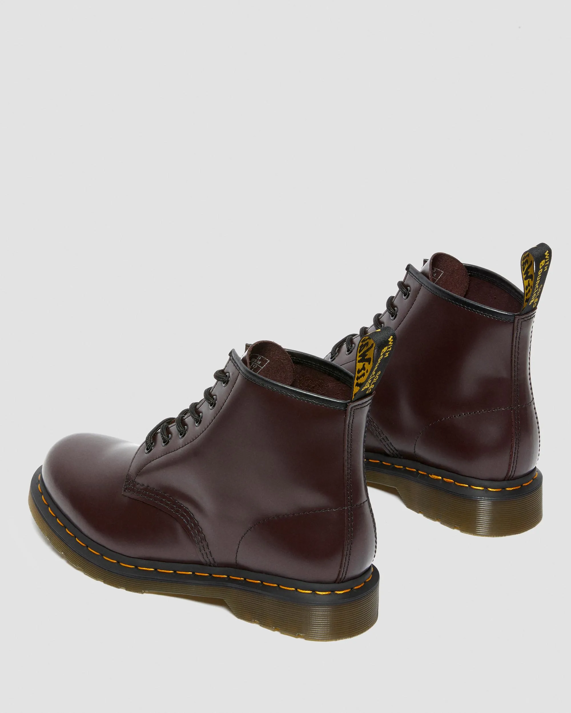 Botines 101 Yellow Stitch de piel Smooth
