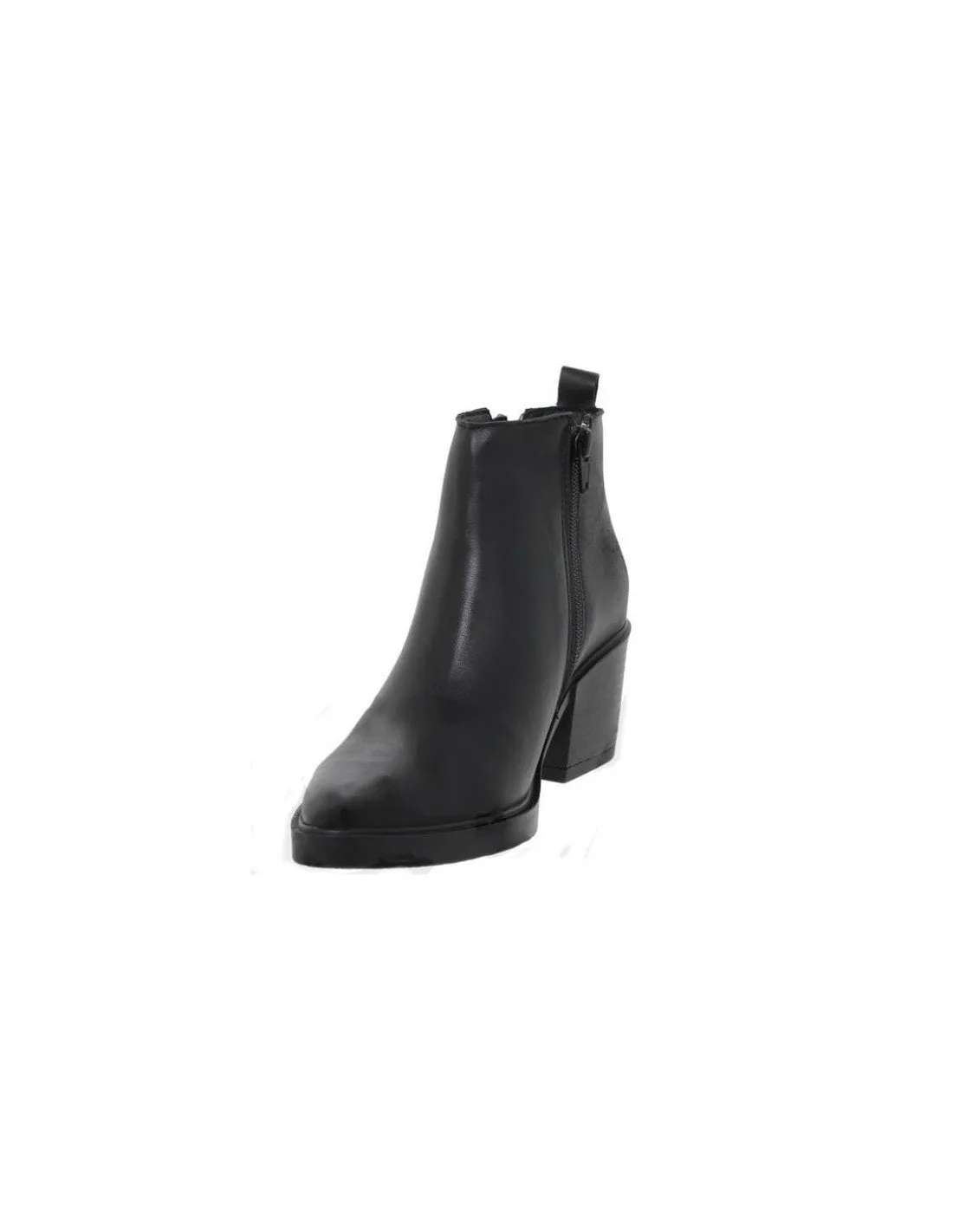 Botines cowboy piel negros