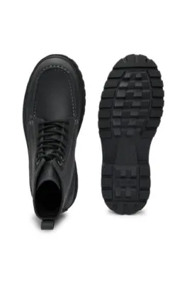 BOTINES DE PIEL PULLUP CON SUELA DE GOMA
