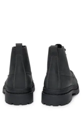 BOTINES DE PIEL PULLUP CON SUELA DE GOMA