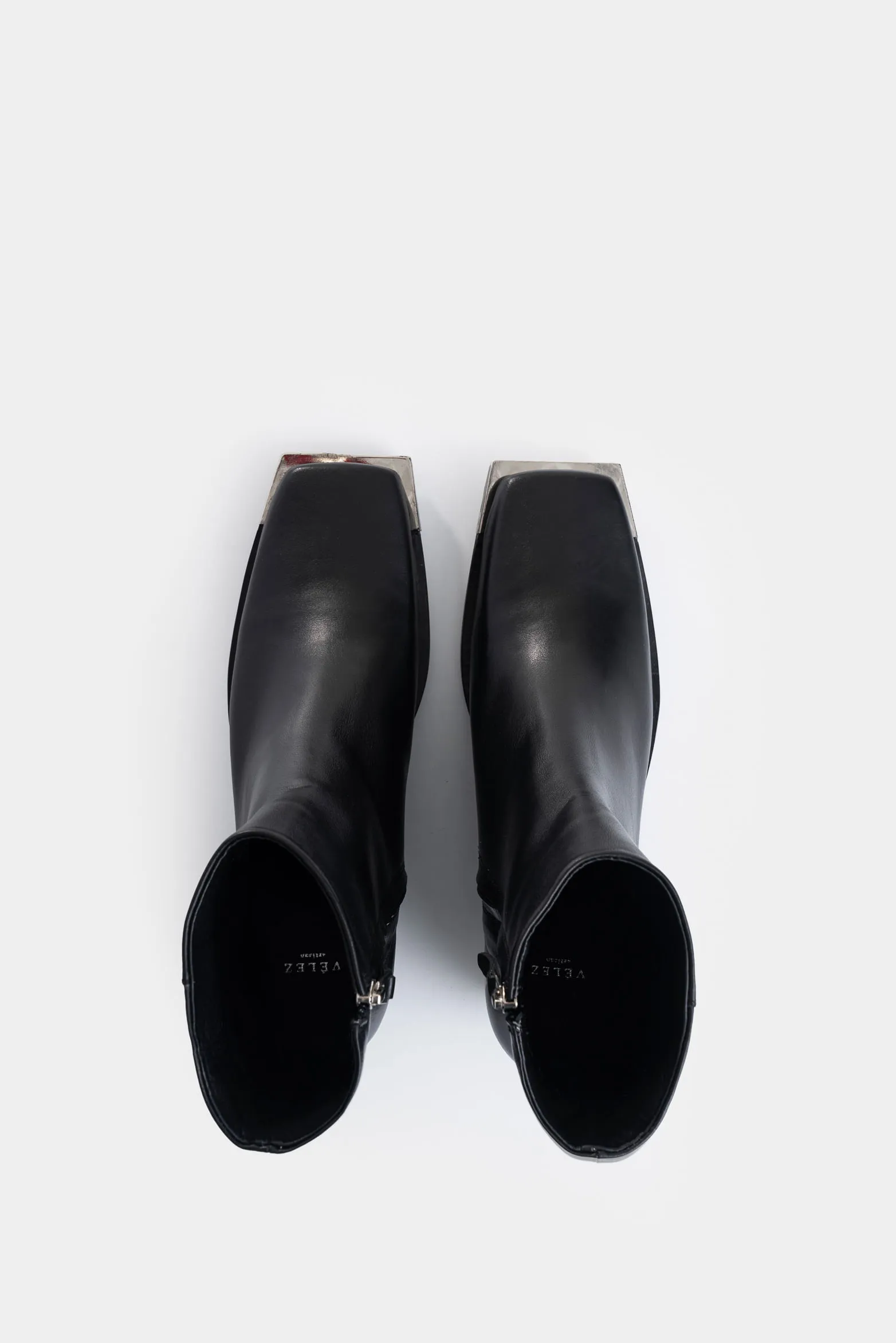 Botines Magena de cuero para mujer dima cuadrada