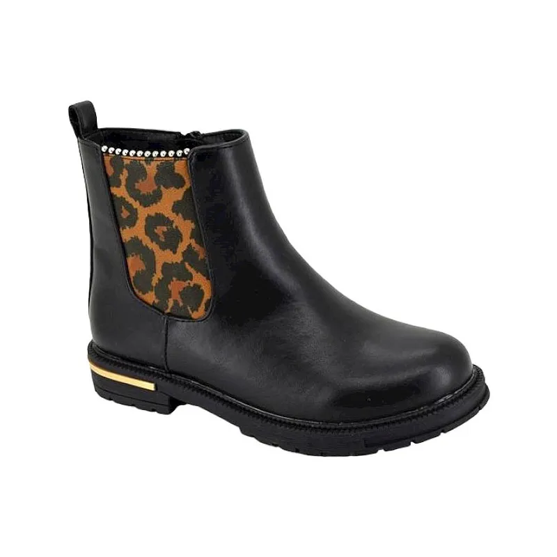 Botines niña animal print