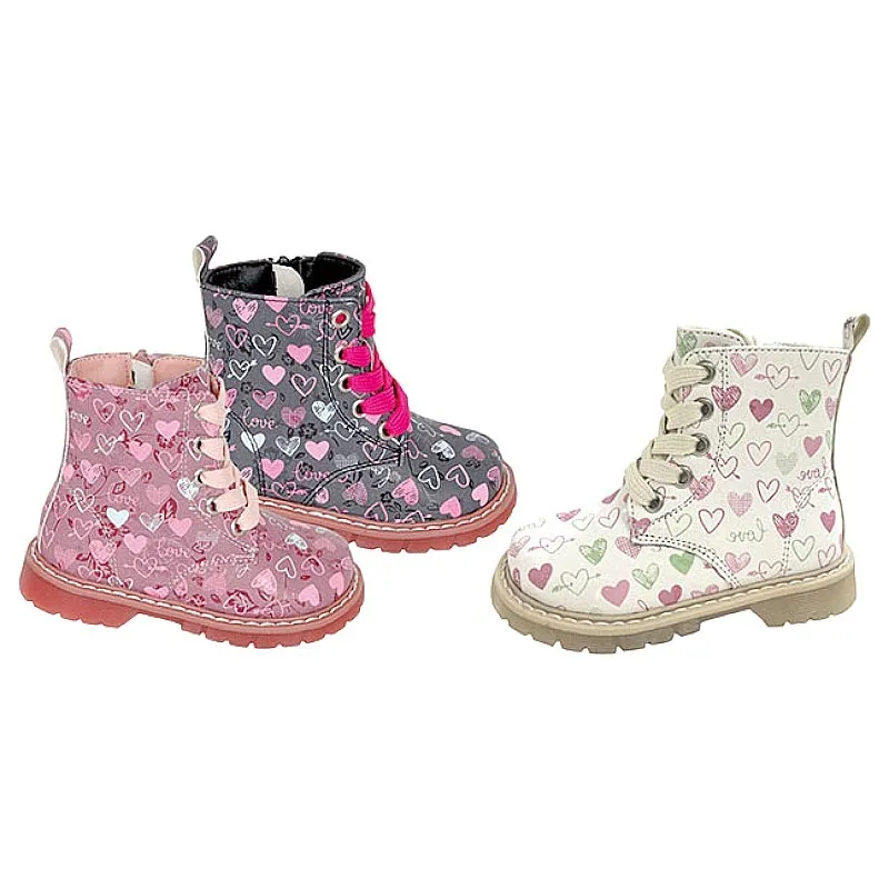 Botines niña con estampado