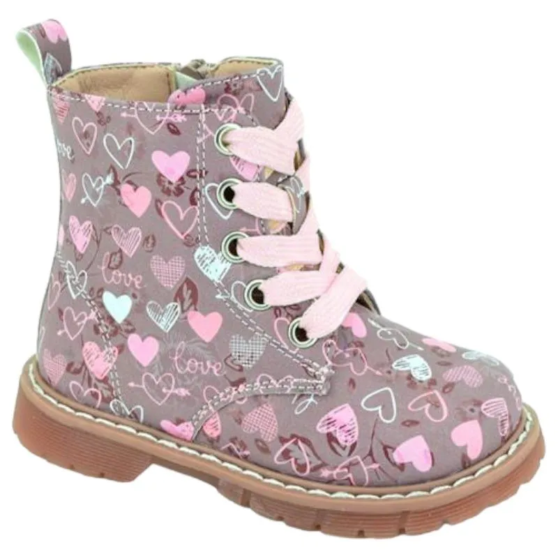 Botines niña con estampado