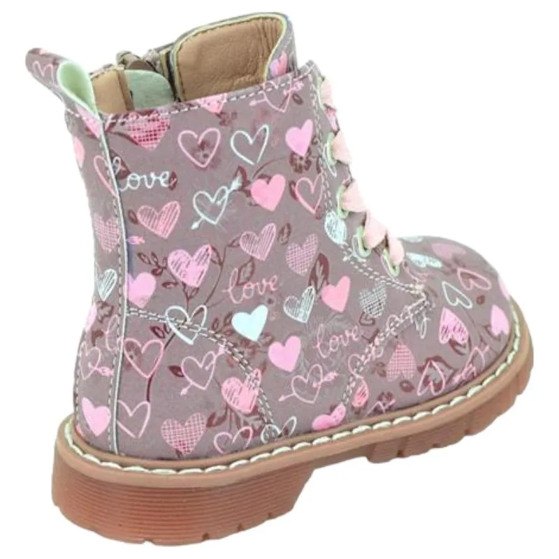 Botines niña con estampado