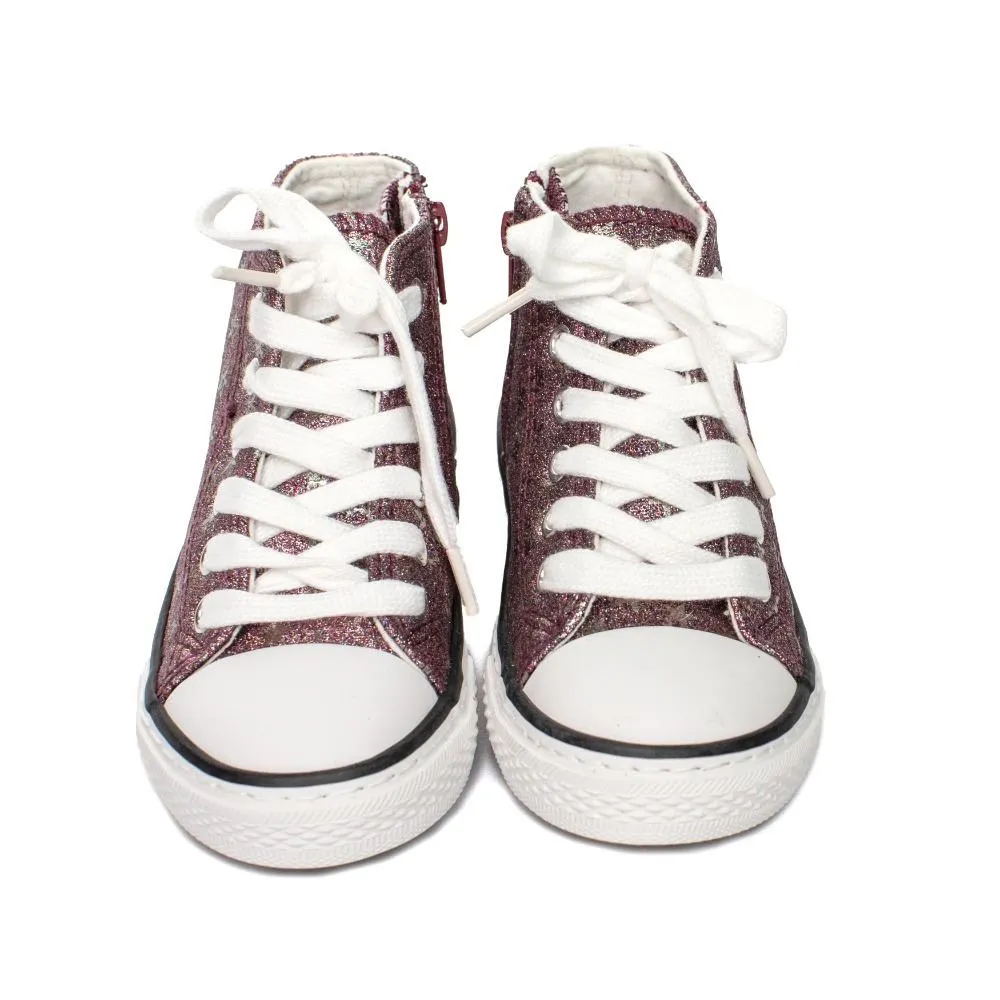 Botines Niña Rosa Estrellas Modelo Galaxia
