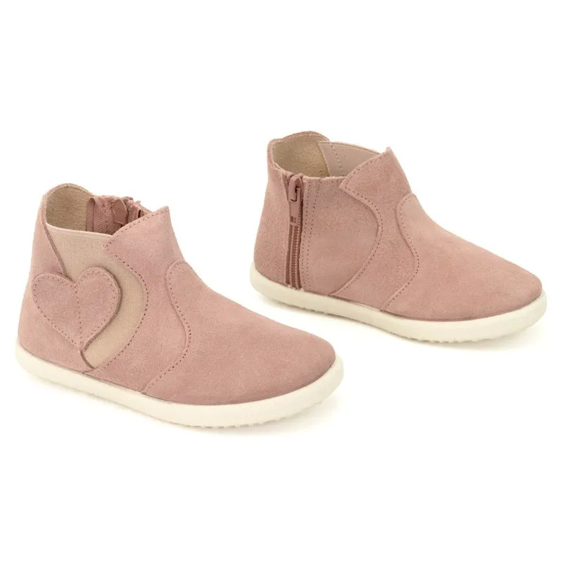 Botines niña serraje