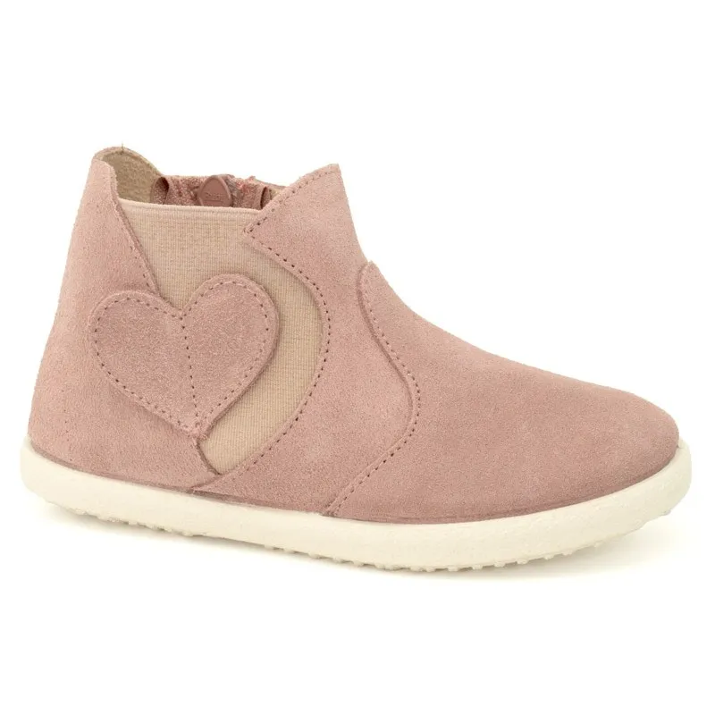 Botines niña serraje