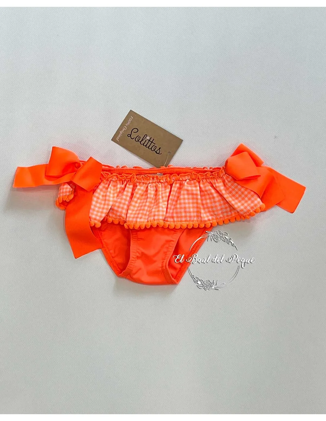Braguita Baño Niña Vichy Flúor Lolittos Colección Cosmos