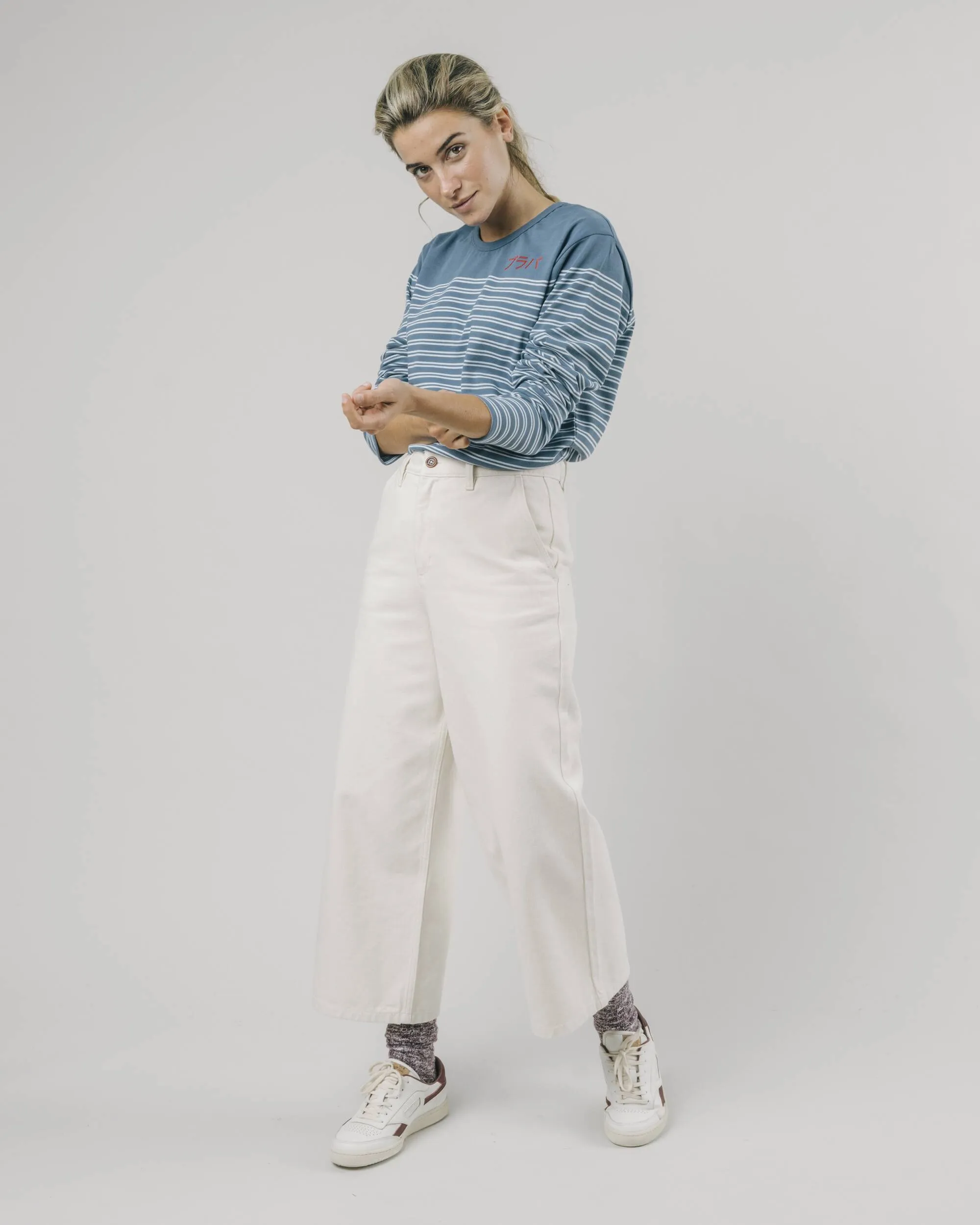 BRAVA STRIPE INDIGO UNISEX TSHIRT