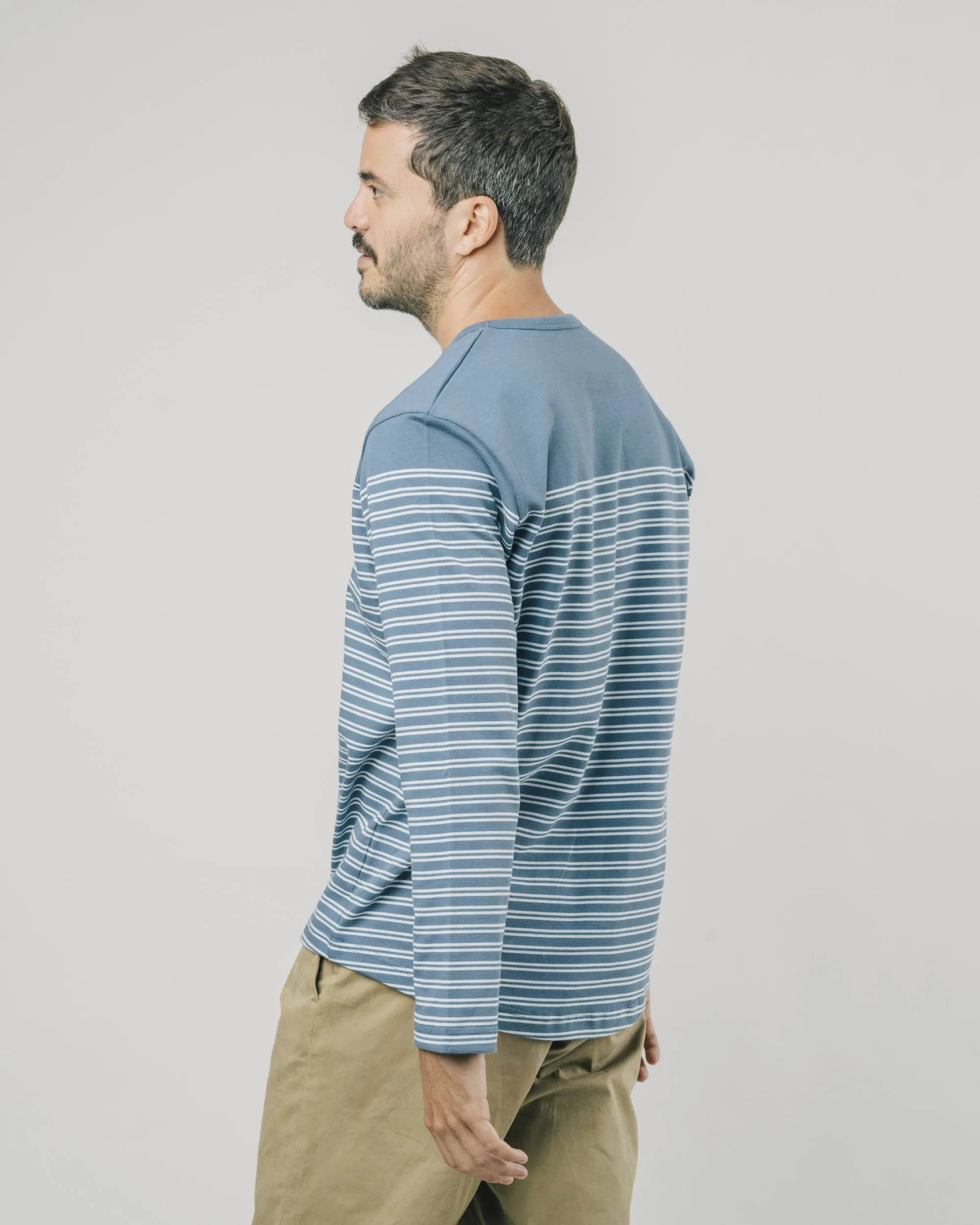 BRAVA STRIPE INDIGO UNISEX TSHIRT